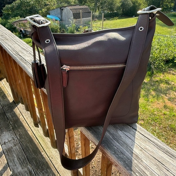 Coach 2013 Legacy Convertible Leather Duffle Bag #19889 VGUC Tassles Mahogany - Picture 4 of 10